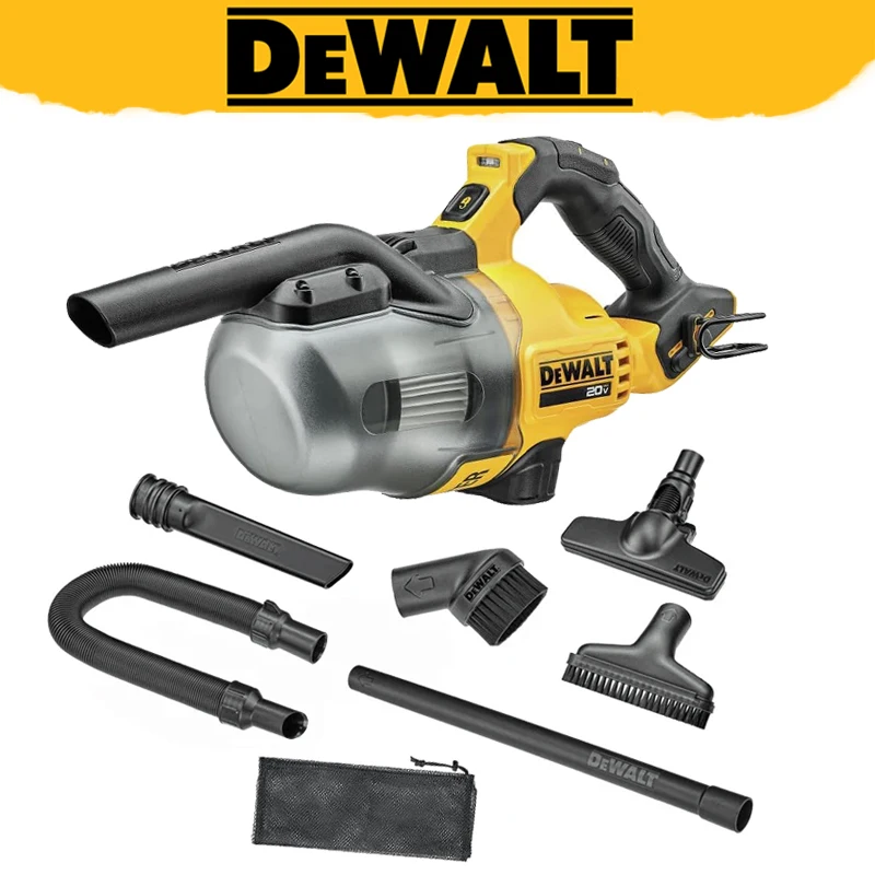 Dewalt-aspirador industrial dcv501ln, 20v, hepa, mão seca e molhada, sem escova, veículo montado limpador de chão, ferramentas elétricas domésticas