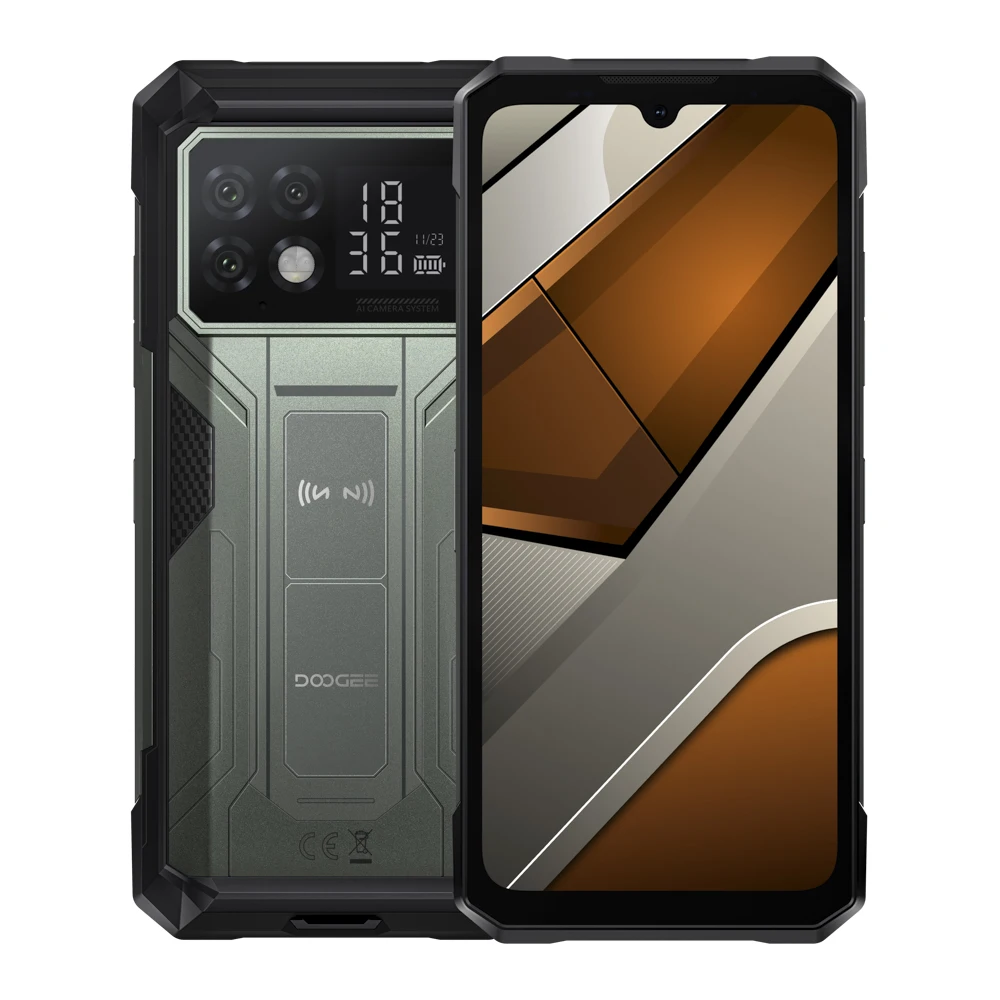 DOOGEE S200 Max Rugged Phone 16GB+512GB 22000mAh Dimensity 7050 6.72” 120Hz Screen 1.32