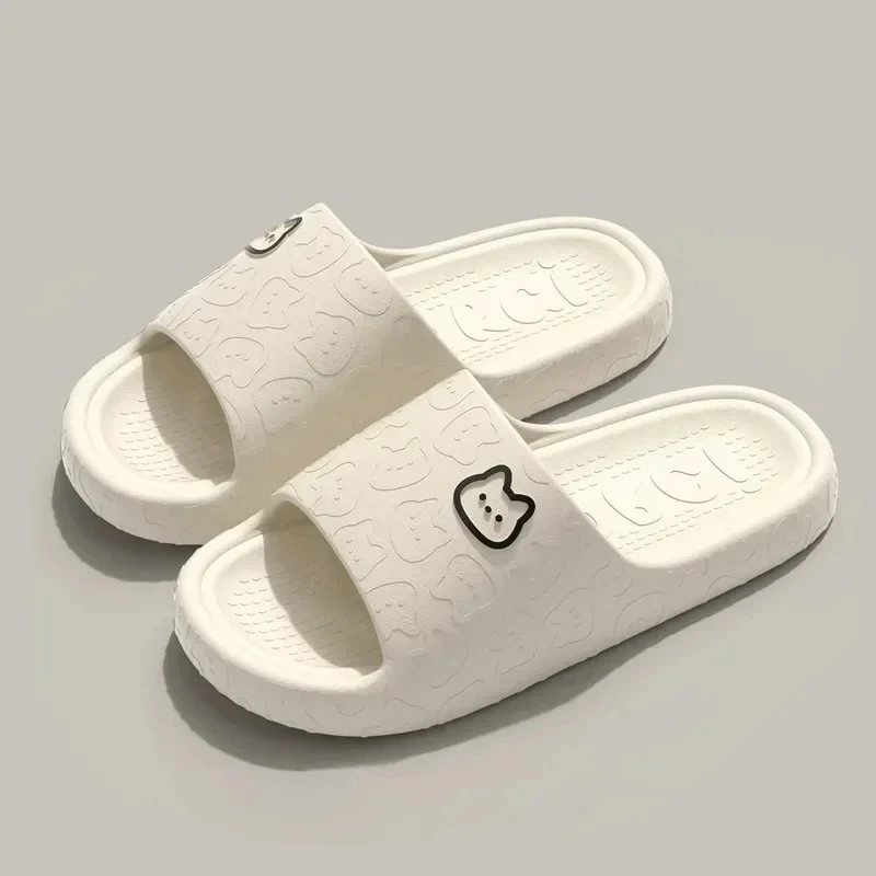 2024 Summer Slippers Bathroom Platform Non-Slip Home Flip Flops Beach Men slippers Sandals Slides Indoor Outdoor Women Slipper