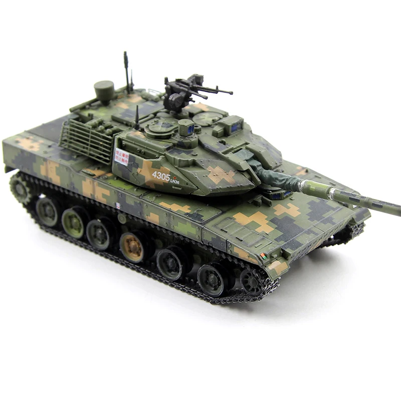 Diecast 1:72 Scale Army ZTQ-15 Light Tank Tracked Fighting Vehicle Finished Model Collection Gift Toys