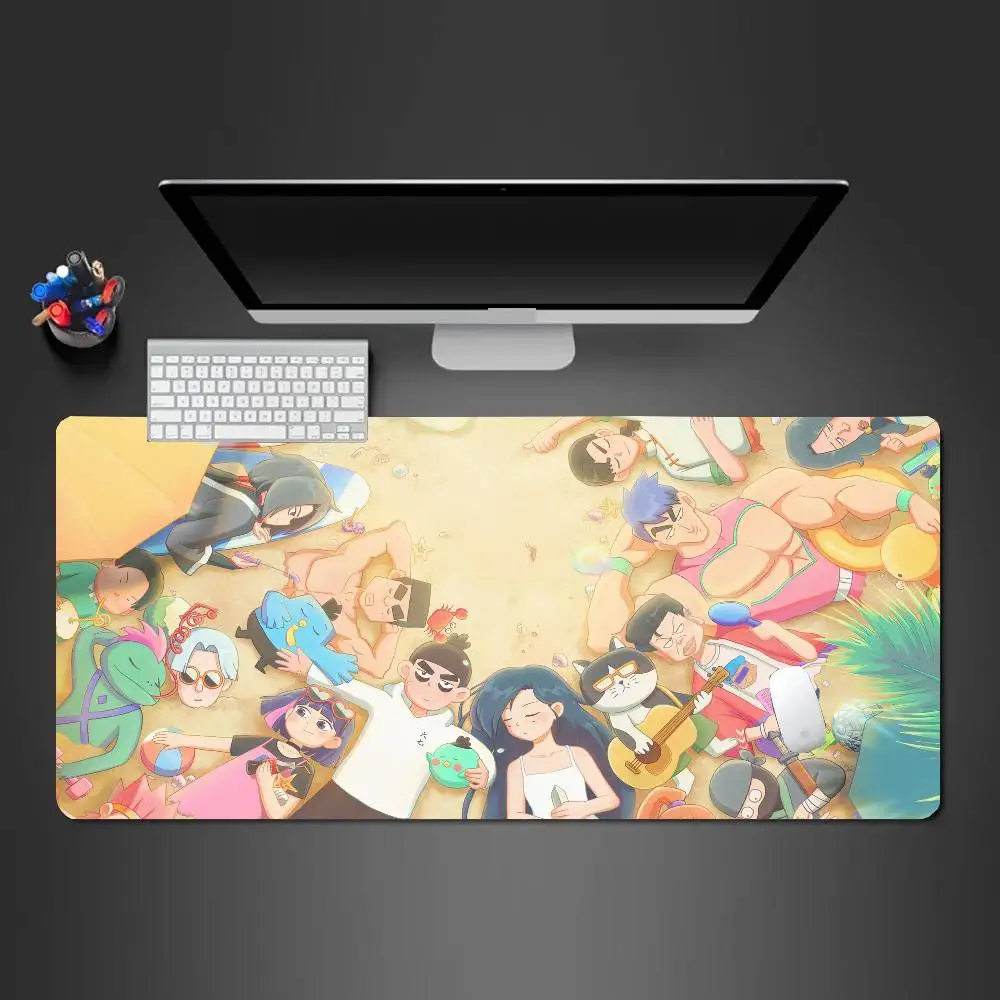 Anime S-Scissor Seven Mousepad Non-slip Suitable For Office Computers Laptops E-sports Game Desk Mats XXL Keyboard