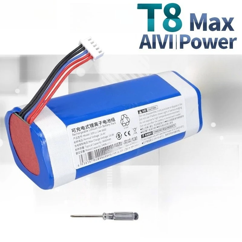 New Upgrade Rechargeable Li‑ion Battery For Ecovacs T10 N8 T8 X1 Omni T9 T5 X2 Robot Vacuum Replacement Parts