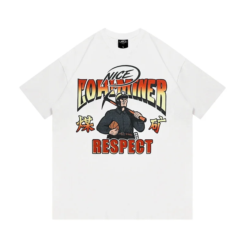 

Oversized Short Sleeve T Shirt Summer Sporty Cotton T-Shirts Streetwear Men Women Fashion Harajuku Man Tees Tops