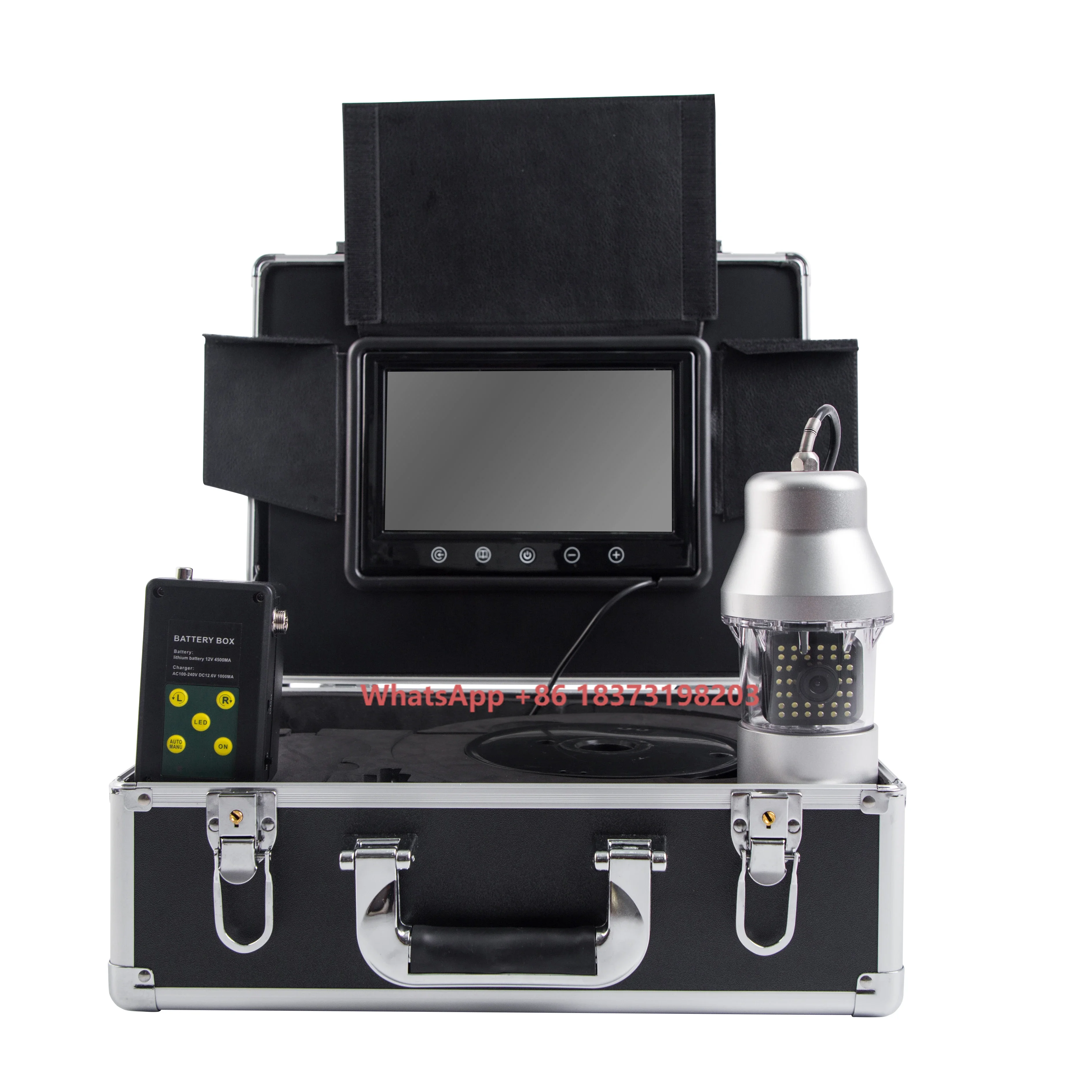 

50M 8GB DVR 9 Inch 36 LEDs IR 360 Degree Underwater Video