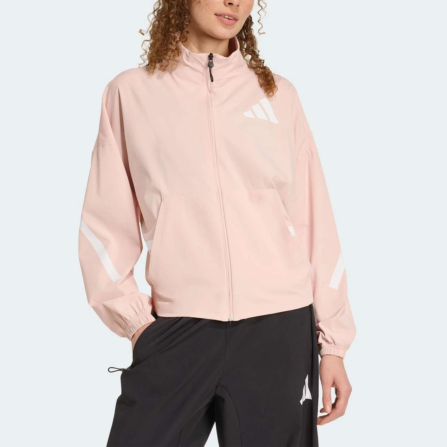 

Adidas Originals Authentic W Z.N.E. Женская тканая куртка свободного кроя WV TT KE4883