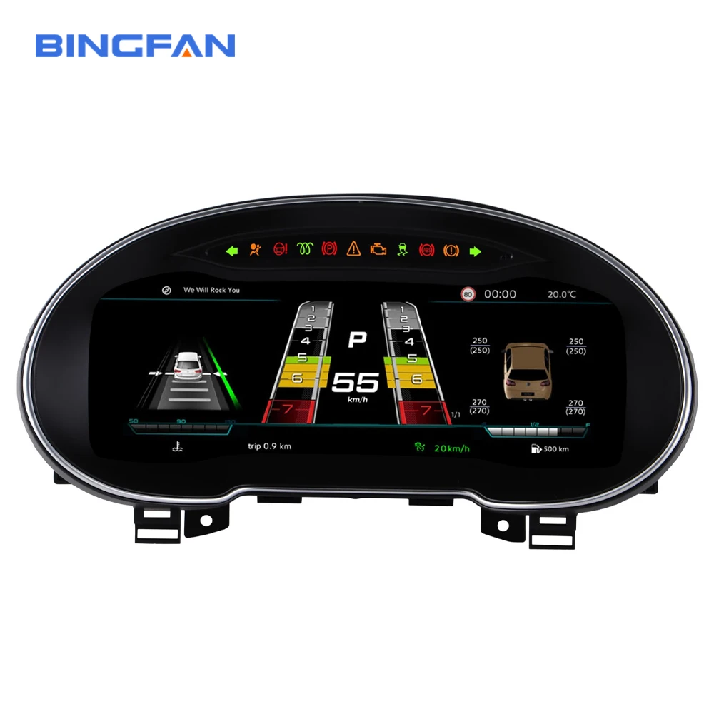 LCD Screen Speedometer Car Digital Cluster Linux System Virtual Cockpit Dashboard Instrument Panel For Skoda Octavia 2015-2020