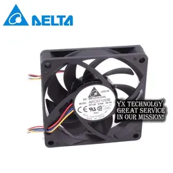 for Delta 70*70*15mm 7015 70mm 12V 0.45A AFC0712DB 4-wire  PWM dual ball bearing CPU cooling fan