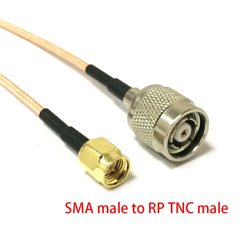 Nouveau mâle SMA de câble coaxial de modem au connecteur RG316 de prise RP-TNC 15CM 6inch adaptateur rf Pigtail