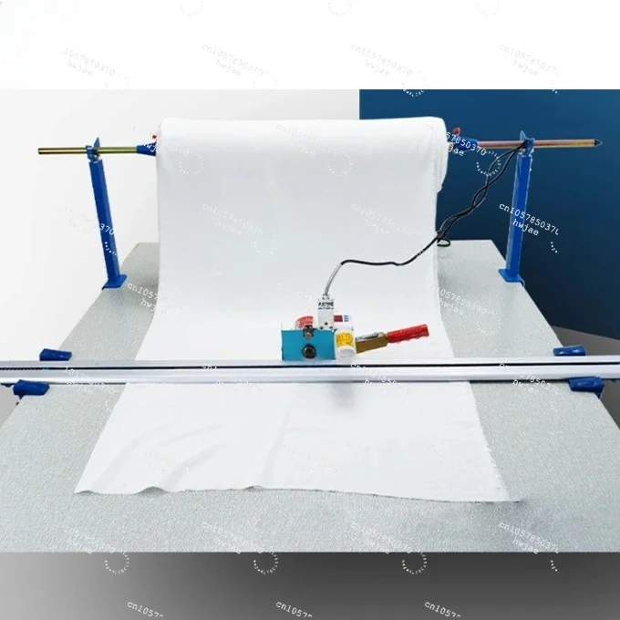 Automatic Track Cloth Fabric Roller Blinds End Cutter Table Machine Straight Rail Fabric Cutting Machine