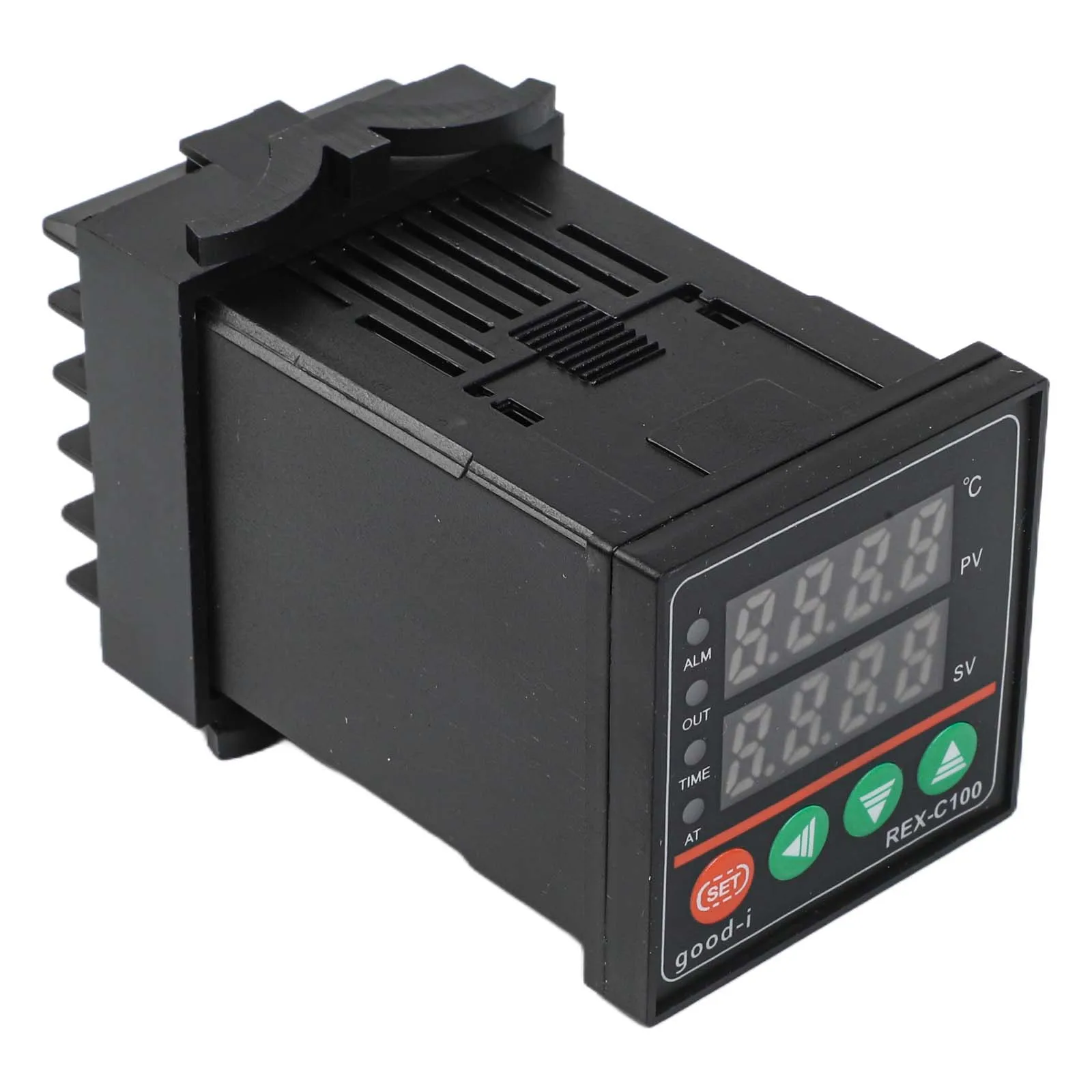 REX-C100 PID Temperature Controller Kit With SSR-40DA Relay K Type Probe Heat Sink For Industrial Heating System Automation Part view 2