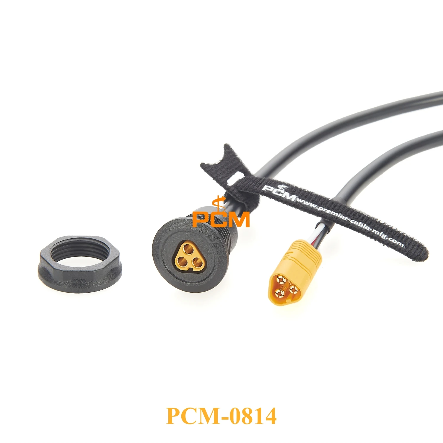 สายอะแดปเตอร์แบบติดตั้งบนแผง MT60 XT60 3 ขา, สายมอเตอร์ Amass MT60 30A สายแบตเตอรี่ FMS Lipo สำหรับพัดลมแบบมีท่อสำหรับ RC