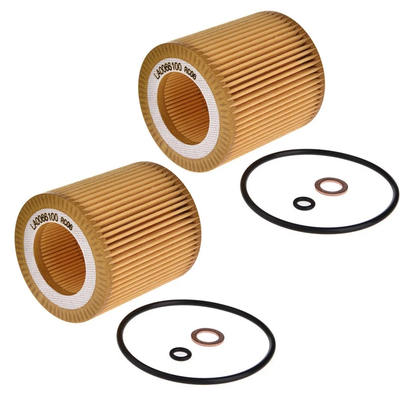 2X Engine Oil Filter Hu816x For Bmw E60 E82 E88 E90 E92 E93 09106015 11427541827