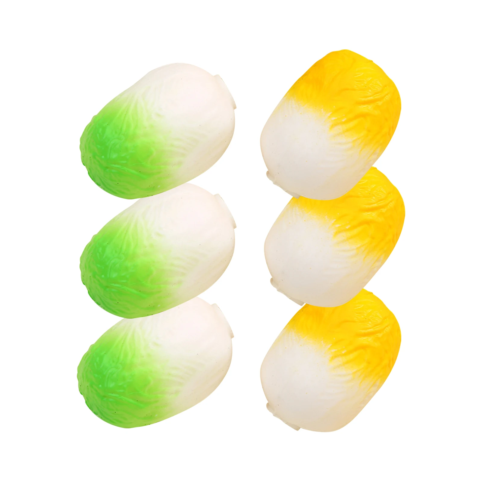 Squishy Simulated Cabbage Squeeze Toy Stress Relief Soft Rubber Venting Fidget Toy Realistic Vegetable Shape Stress Relief Toy
