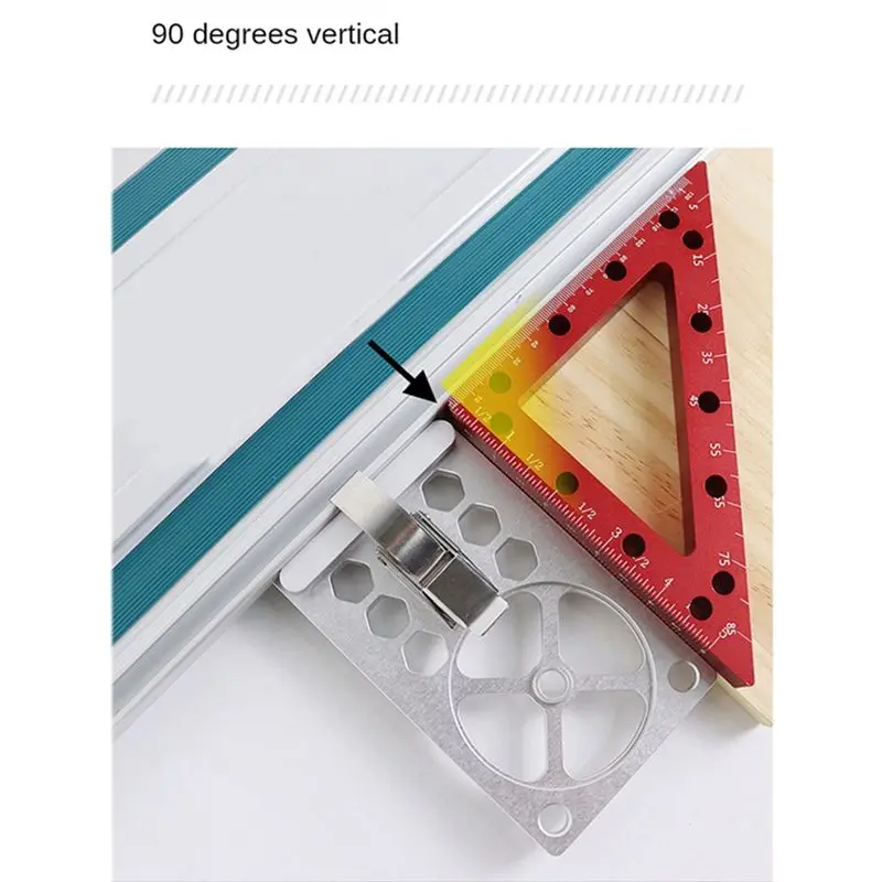 

BHBL Woodworking 90-Degree Right-Angle Guide Rail Electric Circular Saw Rail Engraving Machine Opening Auxiliary Rail