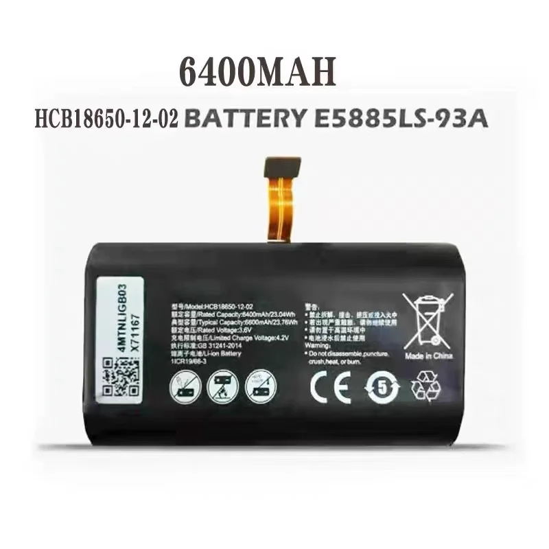 new for huawei HCB18650-12-02  WIFI E5885Ls-93a 4G battery