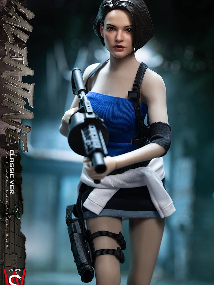 SWTOYS NO:FS074 1/6 스케일 발렌타인 질 숏 헤어 여성 액션 피규어 스마트 브레이브 걸 시뮬레이션 12인치 군인 모델 인형
