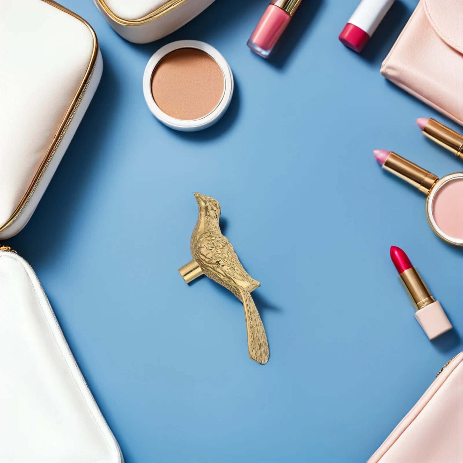 شكل الطيور خمر النحاس مقابض كابينة مضمد درج مقابض سحب ريترو ستايل المطبخ سحب الأجهزة المقابض الطيور