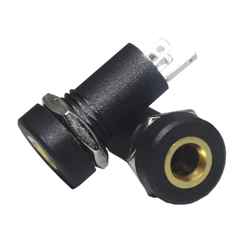 【10-4PCS】3.5MM Audio Jack Socket Stereo 3 Pole Solder Panel Mount With Nut Connector Headphone Female Socket PJ-392A PJ392A