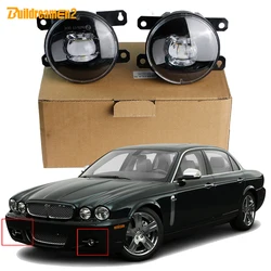 2 Pcs 30W H11 Adjustable Car Front Bumper LED Lens Fog Light Accessories 12V For Jaguar XJ X358 2007 2008 2009