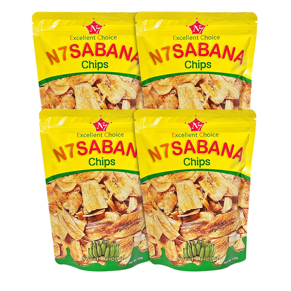 100g x 4 Serve banana snack banana chip cookie for en 7