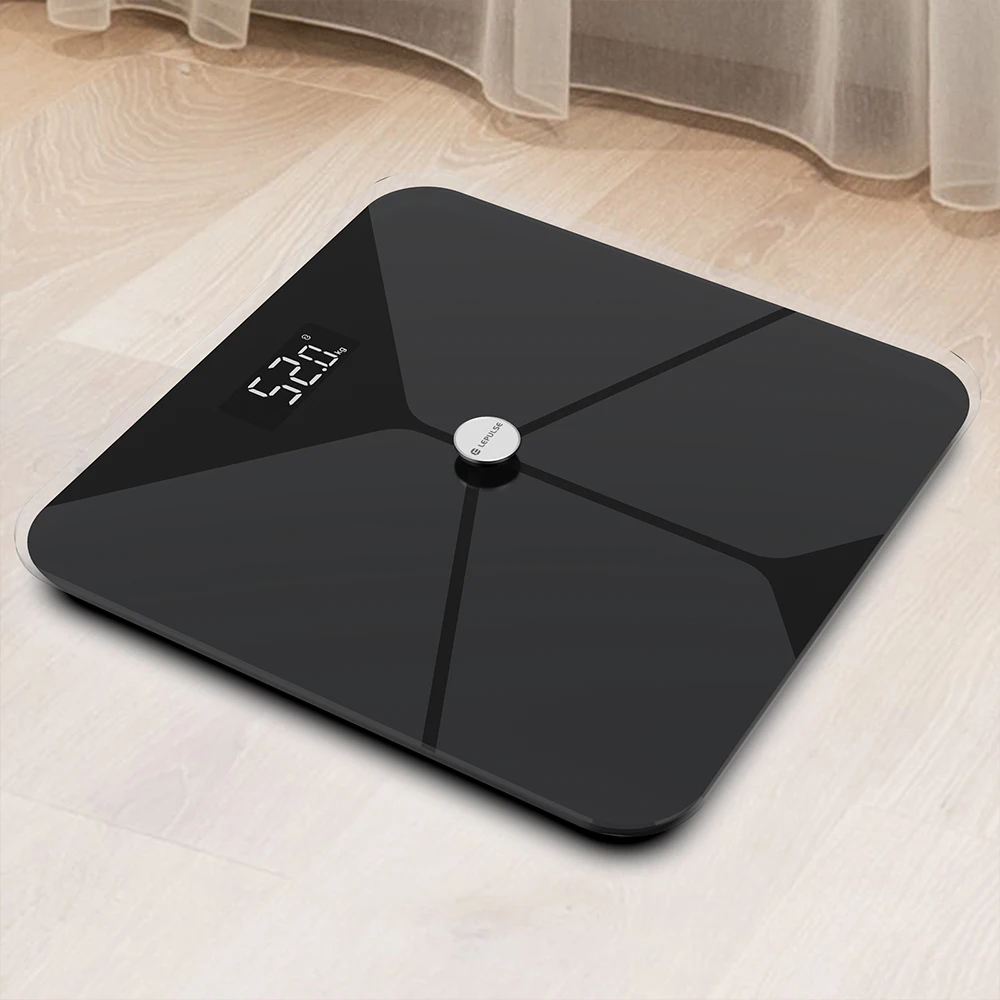 Lepulse F5 Bluetooth Smart Body Weight Scale 4 High Precision G-sensors BIA Technology Athlete/baby Mode Home Body Fat Scale