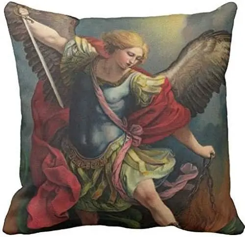 

St. Michael The Archangel Throw Pillow case 1818