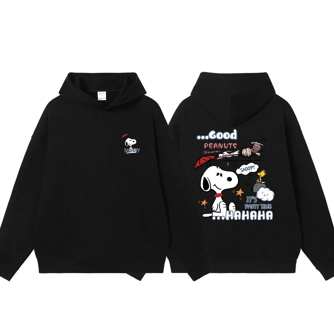 Snoopy hoodie Japanese cartoon cartoon hoodie couple trendy brand hooded hoodie women all season loose casual jacket hoodies