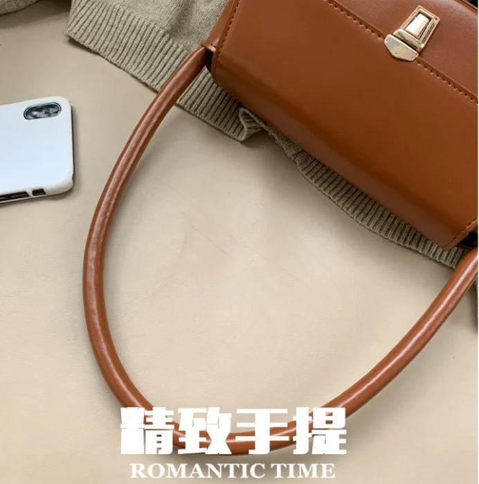 Französische Kleine Trendige Umhängetaschen für Damen 2025 Neuer Stil Modische Handtaschen Vielseitige und Stilvolle Umhängetasche Komplett – Detail 4