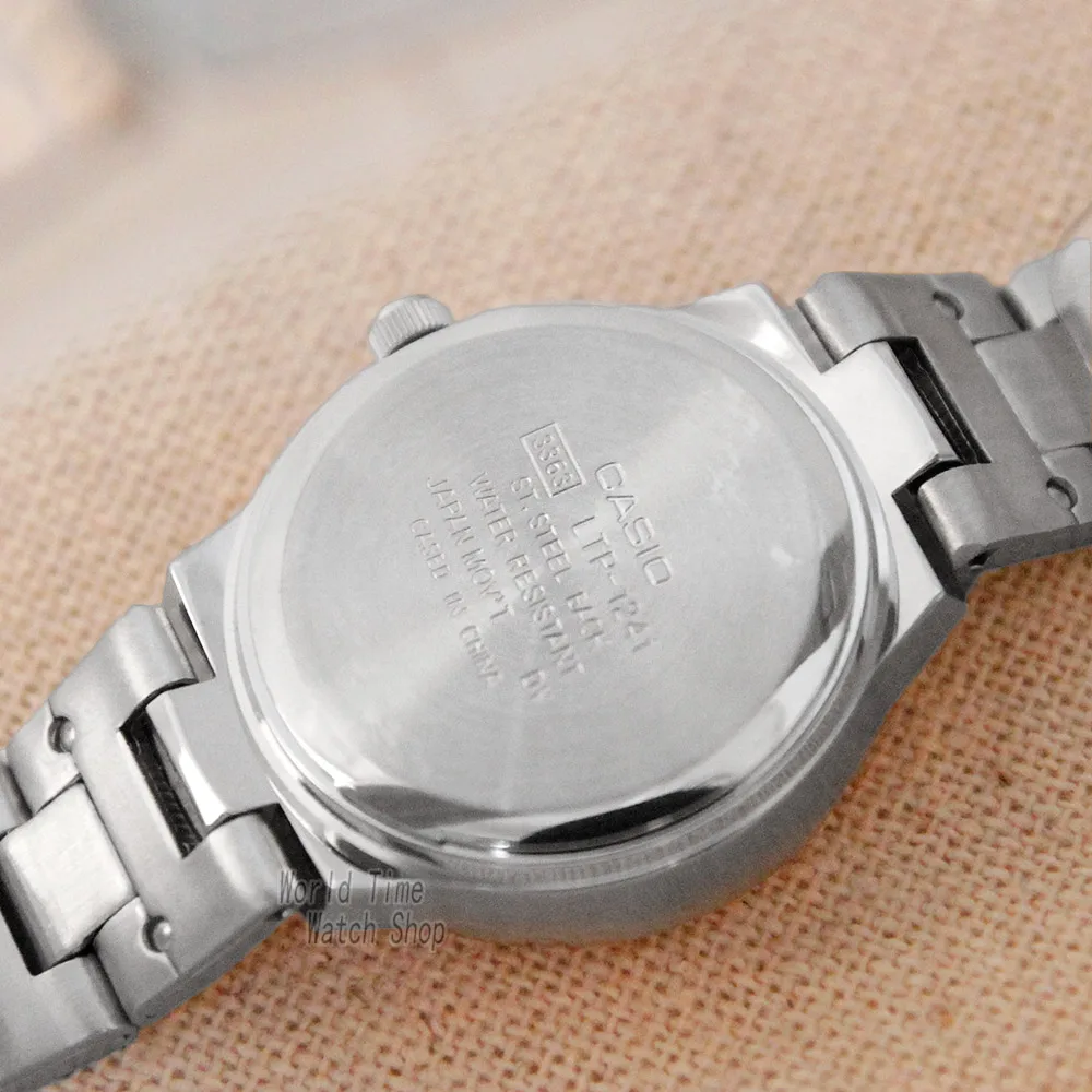 ساعة يد كاسيو كوارتز نسائية بتصميم مدمج ومتطور فكرة هدية مثالية LTP-1241D