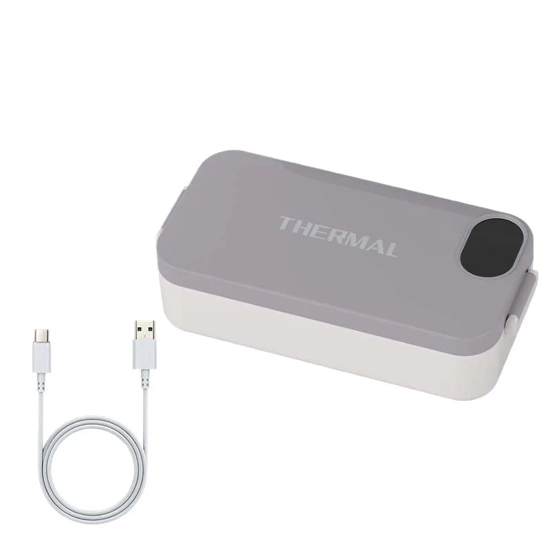 Thermal Insulation Wireless Heating Lunch Box Water-free Work Car Convenient Thermal Insulation Electric Heating Lunch Box