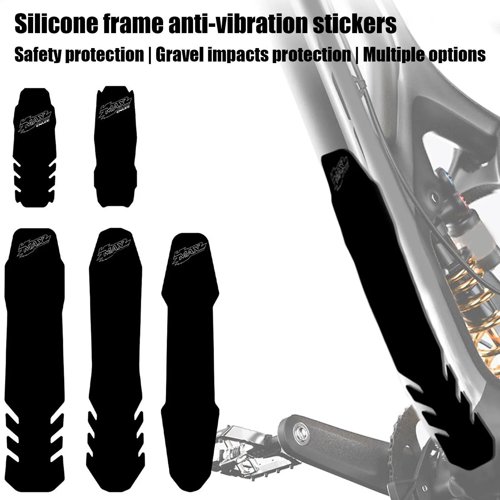

Mountain Bike Frame Protection Tape, Anti-Collision Protective Shield Stickers, Fork Paint Handlebar Damage Prevention supplies