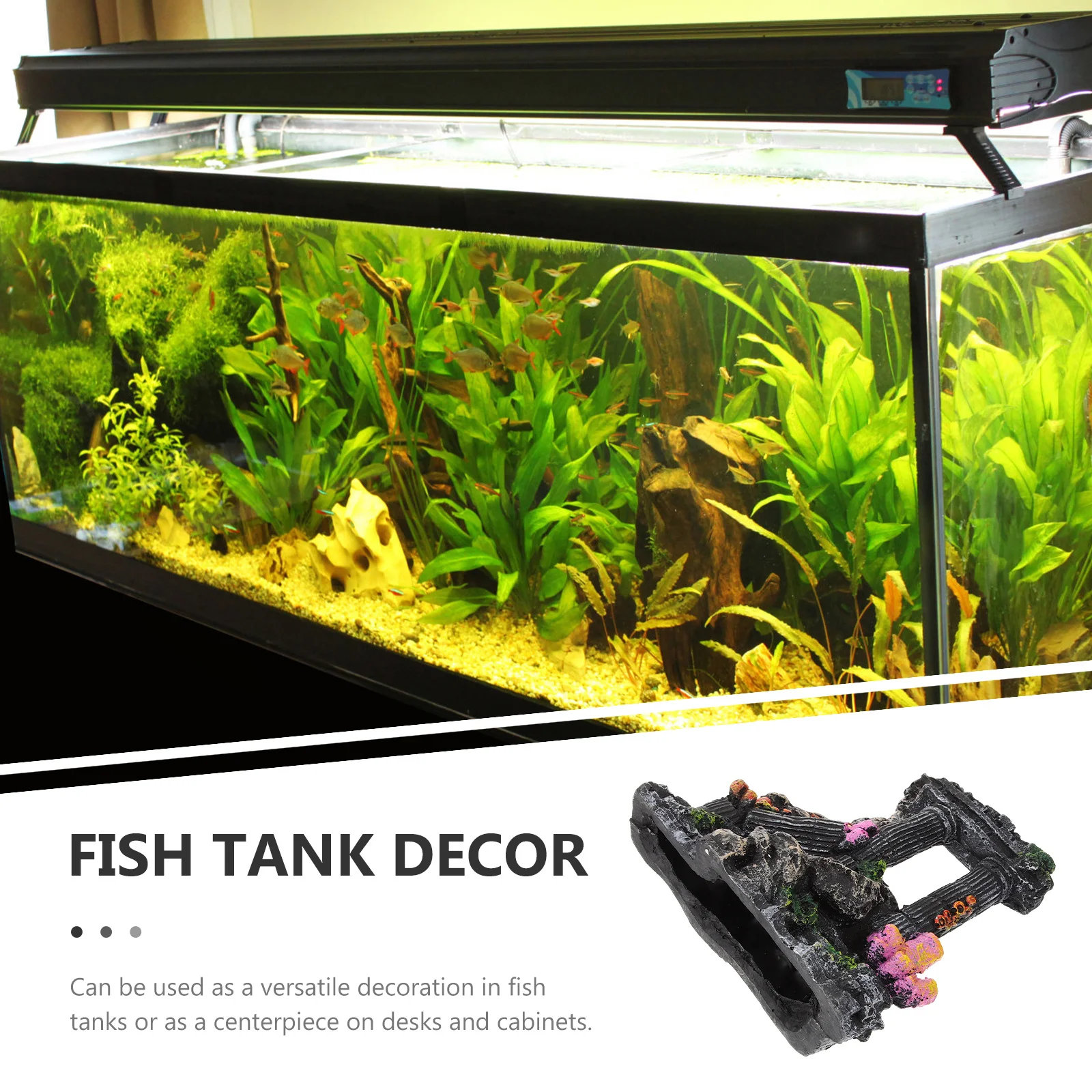 

Column Resin Craft Aquarium Artificial Decor Decor Fish Tank Landscape Ornament Home Artificial Decoration