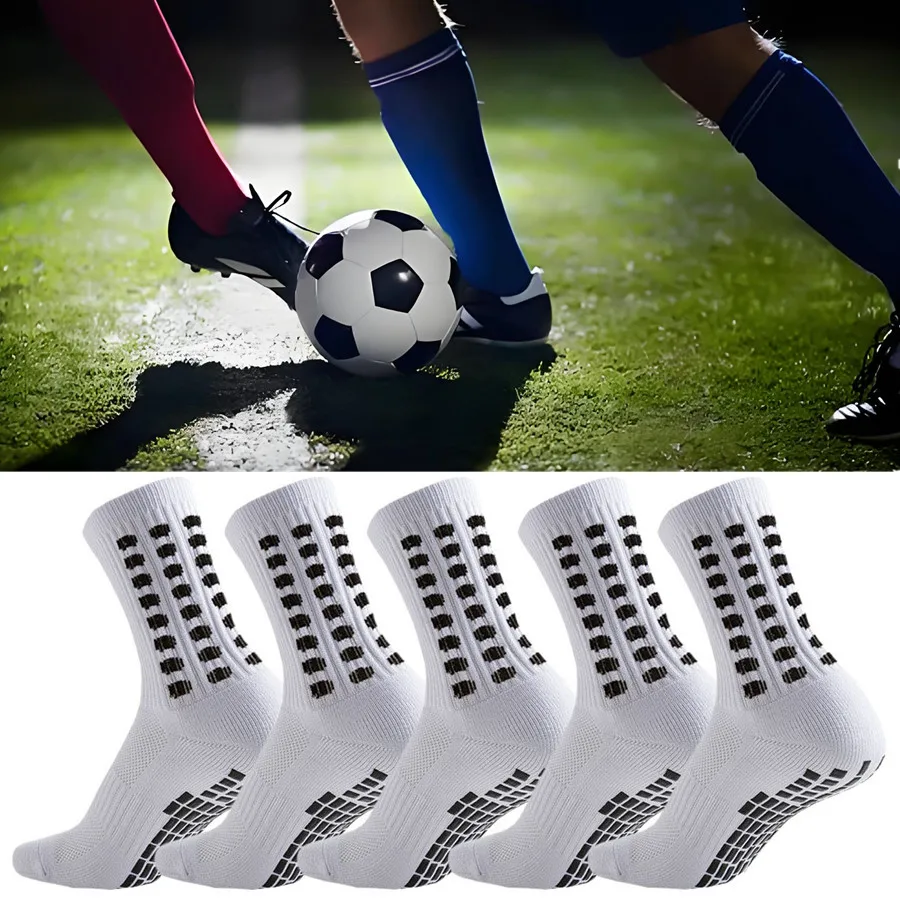 

1/2/5/6/8/10pairs Towel Bottom Grip Socks Breathable Men Women Cycling Tennis Socks