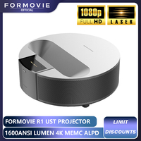 Formovie Fengmi R1 Ultra Short Thorw Laser Projector 1600ANSI Lumen Global Portable Home Theater Projectors ALPD Full HD Beamer