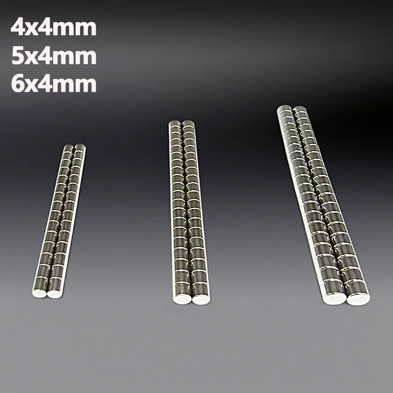 

50-1000pcs Small Round Magnet 4x4 5x4 6x4mm Whiteboard Craft Diy Office Fridge Science Refrigerator 4*4 5*4 6*4mm Accessory