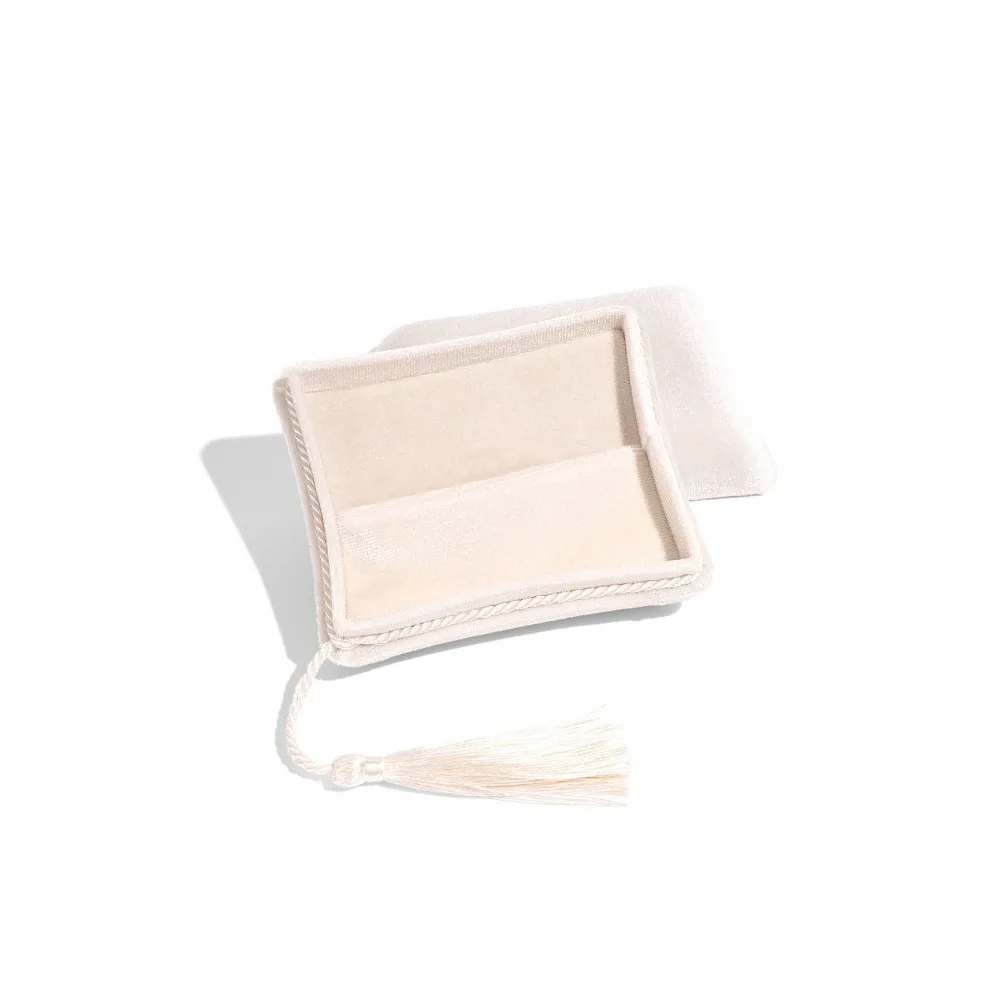 

Tassels Jewelry Packing Bag Rings Necklace Bracelet Earrings Velvet Jewelry Holder Organizer Large Capacity