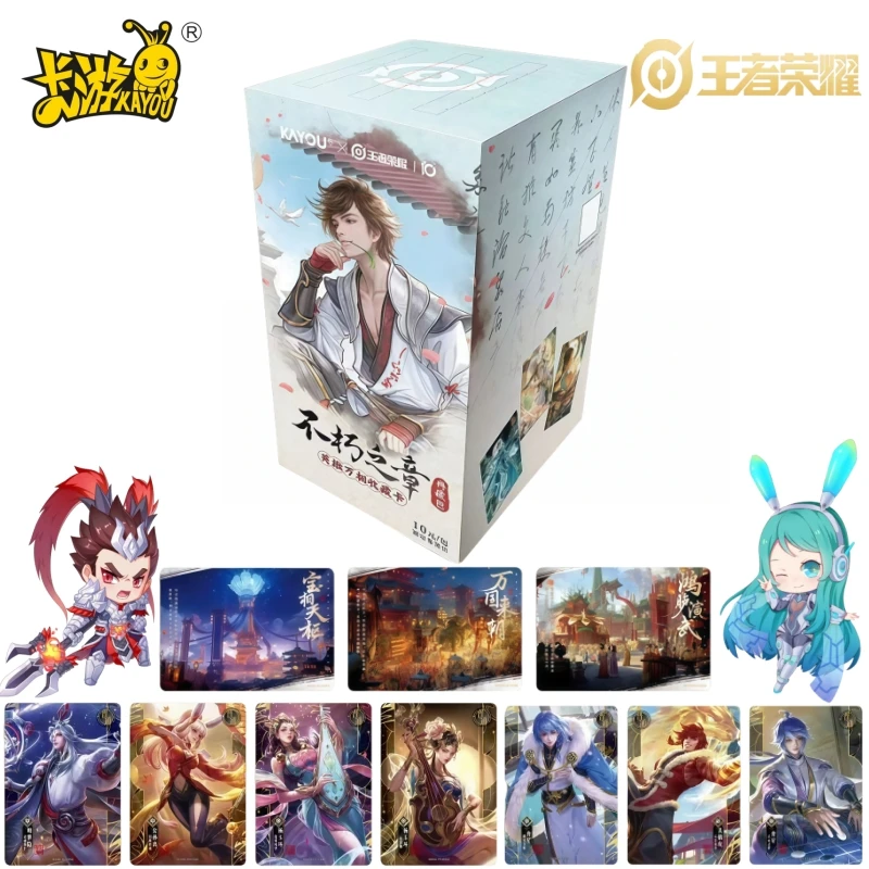 

KAYOU официальная подлинная серия Honor of Kings Hero Duel, аниме-карточная игра, коллекция периферийных устройств, флэш-карта, игрушка в подарок, оригинальная коробка