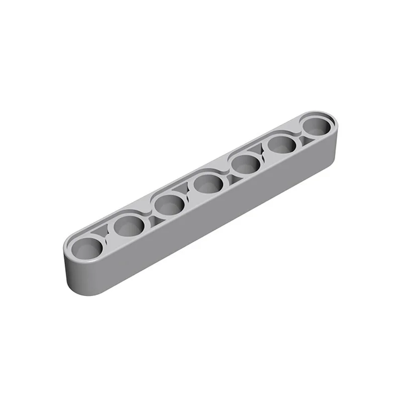 Moc 10 peças 32524 conector grosso 1x7 com furo tijolo liftarm empilhamento bloco de construção adequado brinquedos adultos meninos presentes de feriado