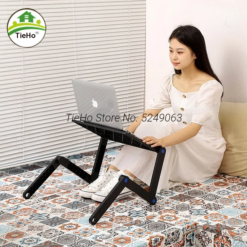 Lazy Folding Desk Stand Adjustable Laptop Desk Stand Portable PC Notebook Holder Multifunctional Computer Bracket For Bed Sofa