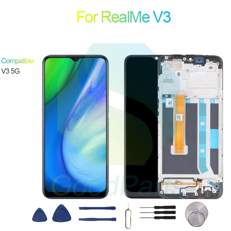 

For RealMe V3 5G Screen Display Replacement 1600*720 V3 5G LCD Touch Digitizer