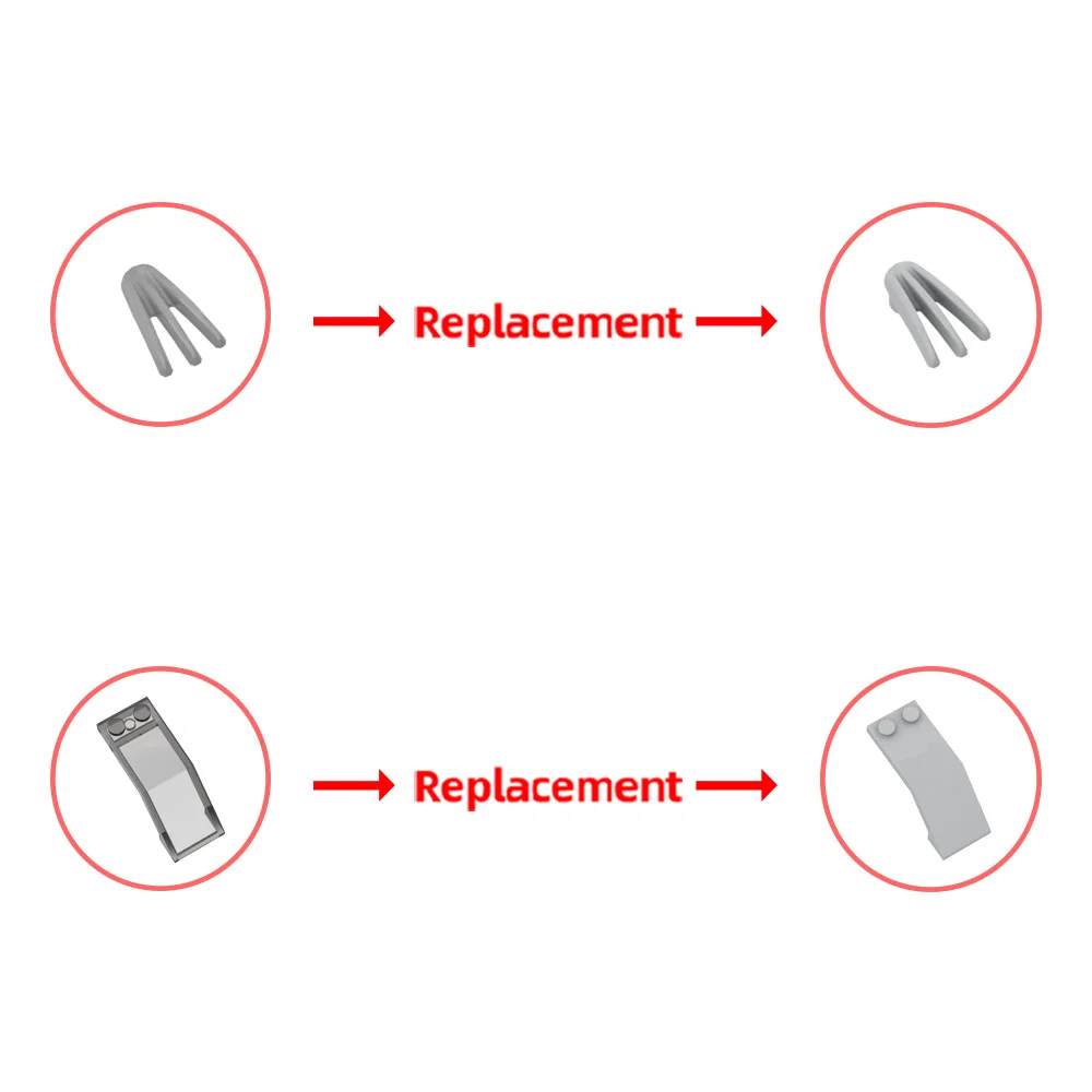 

MOC Uplink Mech Revamp Модель робота Строительные блоки Военная боевая активность Мех Робот Сборка кирпичей Игрушка Подарок ребенку