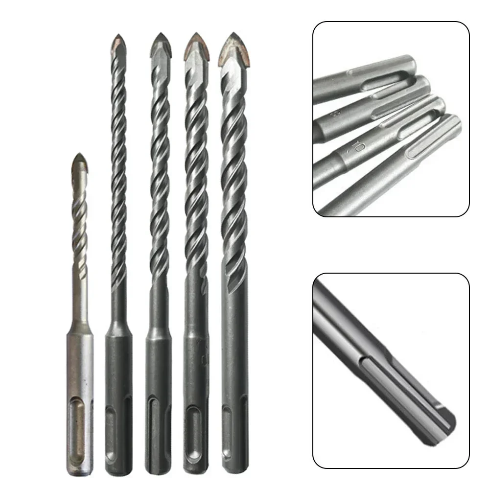 

5 шт., сверло для фарфора для плитки, твердосплавное сверло SDS, сверление для керамического камня, твердосплавное сверло для плитки, фарфора, треугольное сверло