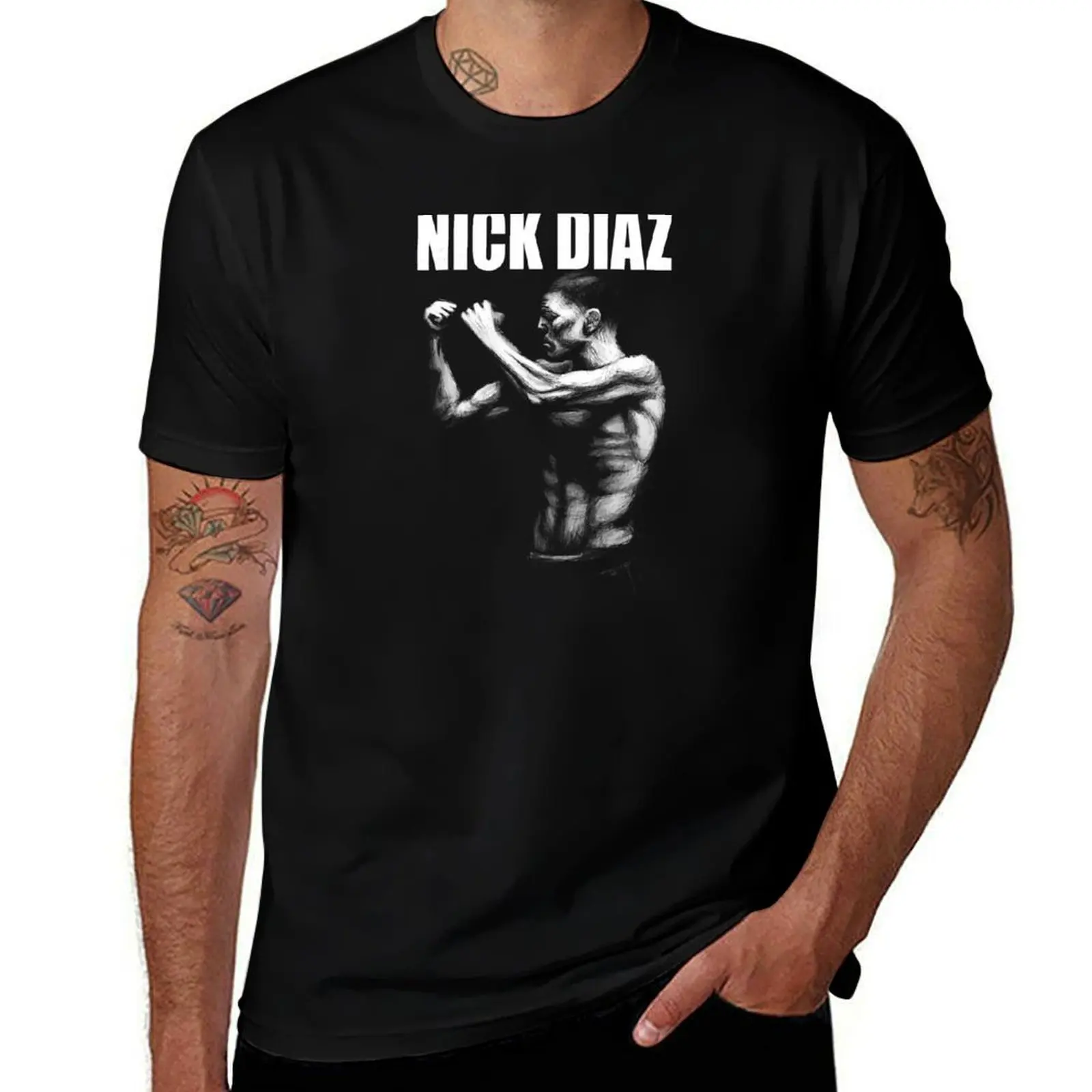 

Nick Diaz T-Shirt cotton t shirt pack anime t shirts for man T-Shirt