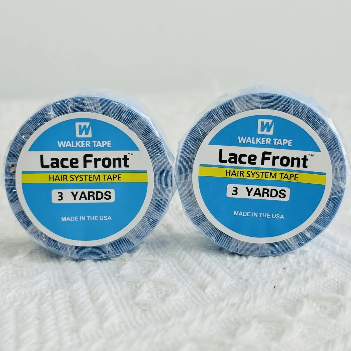 1/2/3Rolls 0.8/1CM*3 Yards Super Hair Blue Tape Double-Sided Adhesive Tape for Hair Extension/Lace Wig/Toupee view 2
