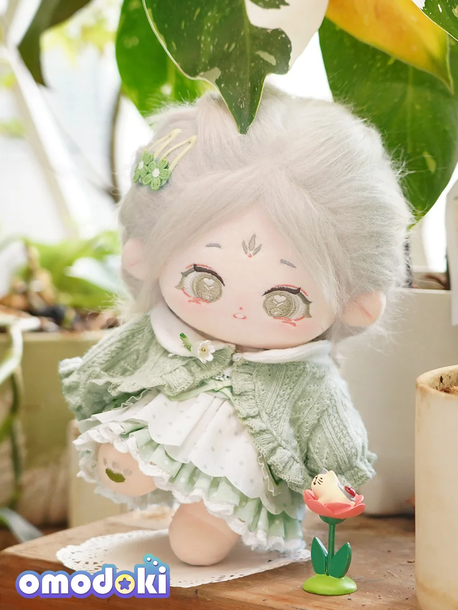 Schattige 20Cm Theekransje Lolita Lief Meisje Prinses Madeliefje Lelie Van De Vallei Jurk Pak Cosplay Voor Dress Up Outfit