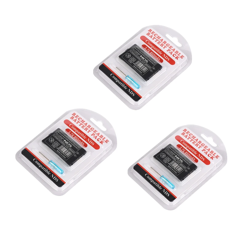 850mAh NTR-003 NDS بطارية حزمة 3.7 فولت بطاريات ليثيوم قابلة للشحن لنينتندو سويتش لعبة وحدة التحكم N DS NTR-001 خلايا داخلية