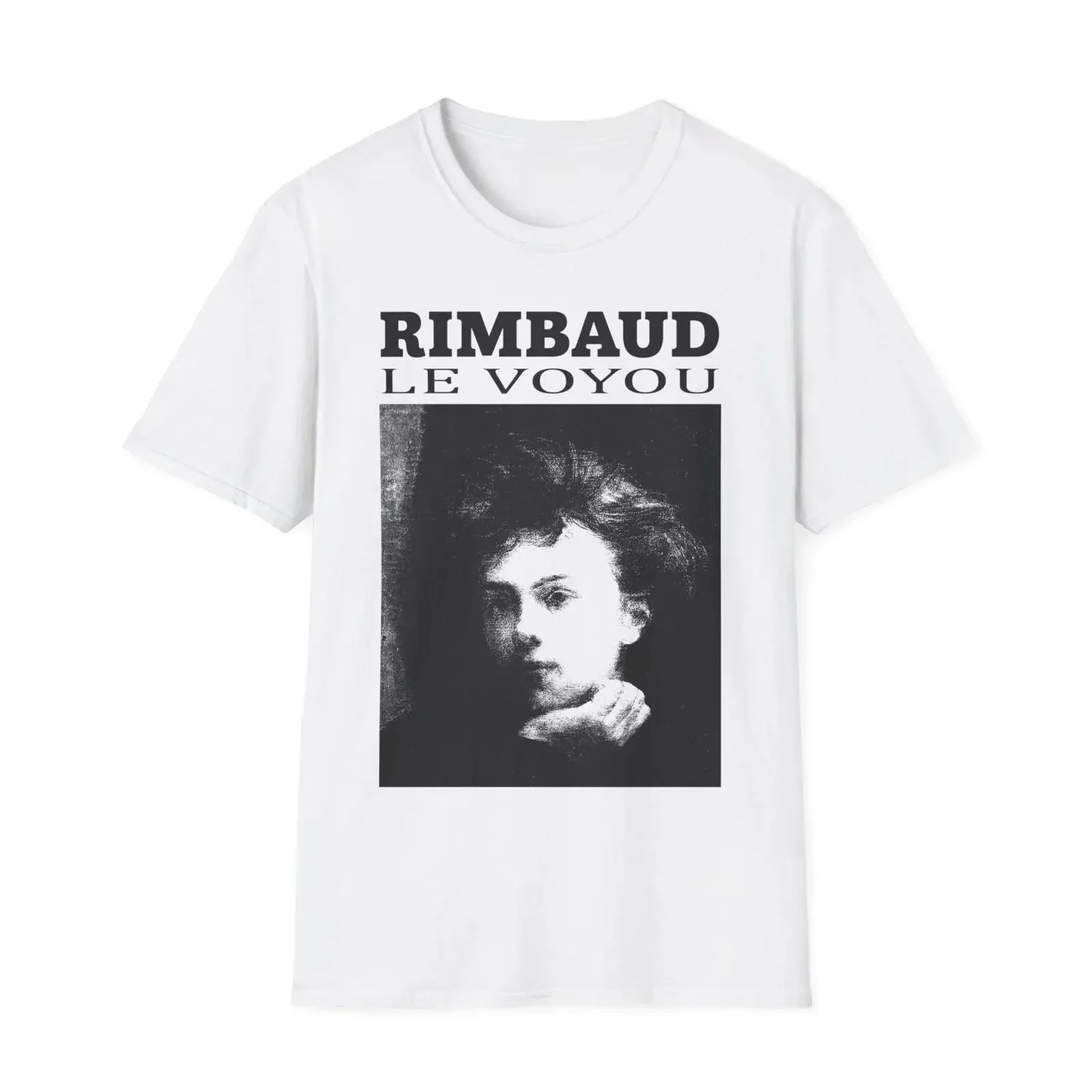 Rimbaud Le Voyou Arthur French Poet T Shirt Dark Academia Literary Bookish for Writers vintage Washed homme designer clothes