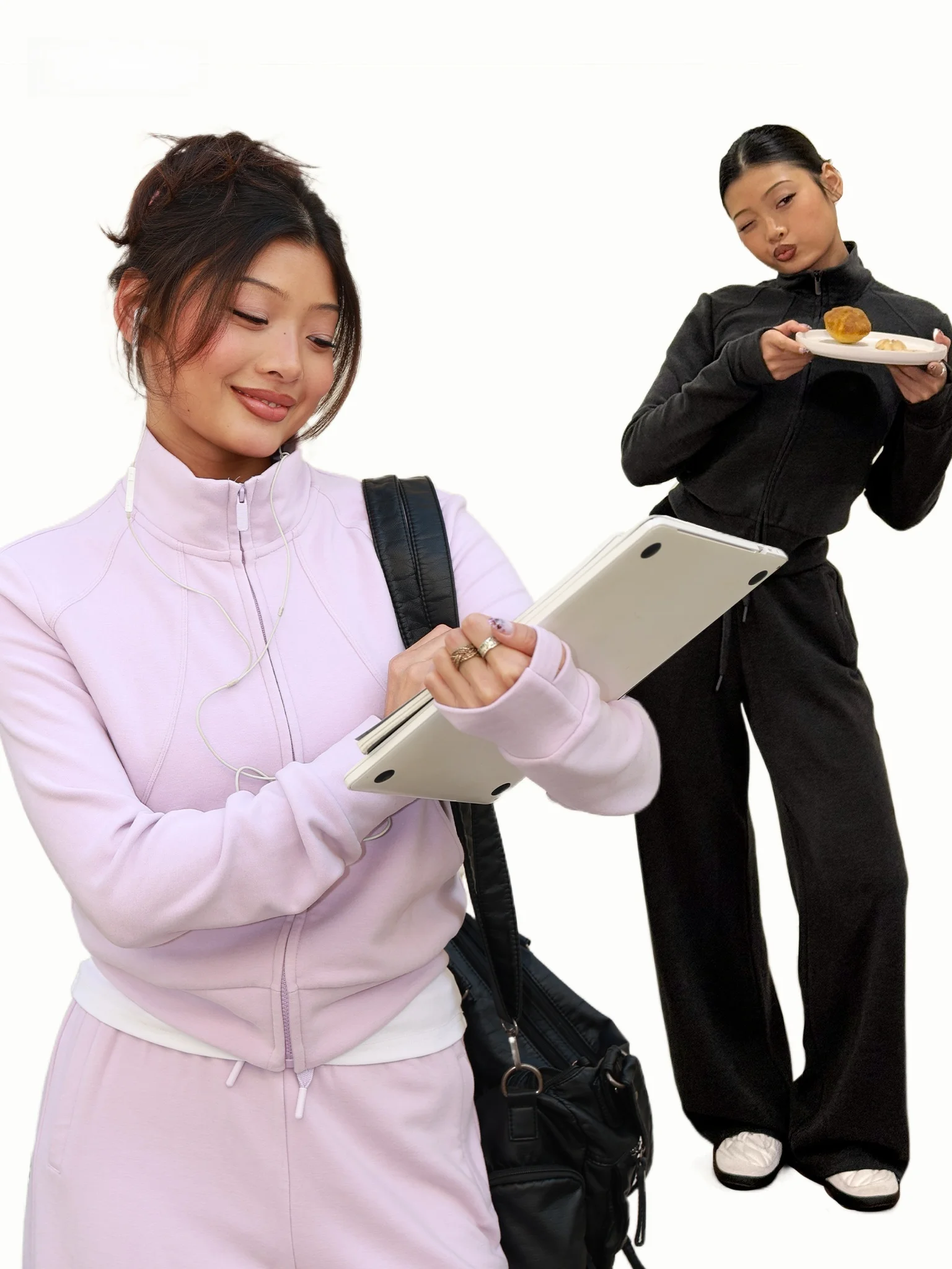 

iI Advanced Feel Long Sve Zipper Cardigan Hoodie Spor Casual Slim Fit Women's Outerwear Comfortable Breathable Windproof