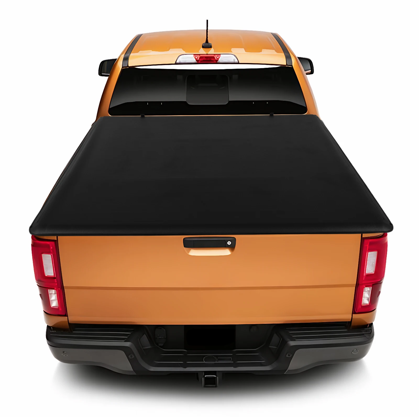 

For Ford Ranger 5 Ft Pull-Lock-Go Tonneau Cover Multi-Purpose Soft Rear Trunk Pickup Wear Resist for Truck Modified Rear Trunk