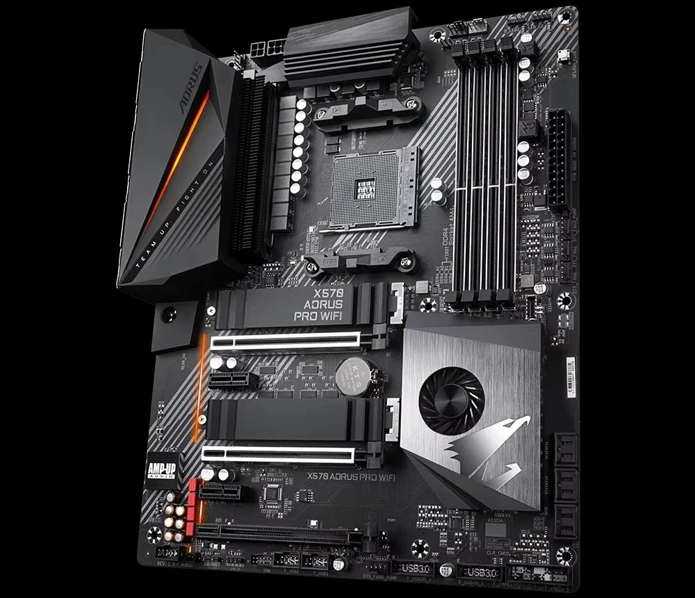 X570 Aori Pro Wifi Main Board Am4 Desktop Pc 5950x